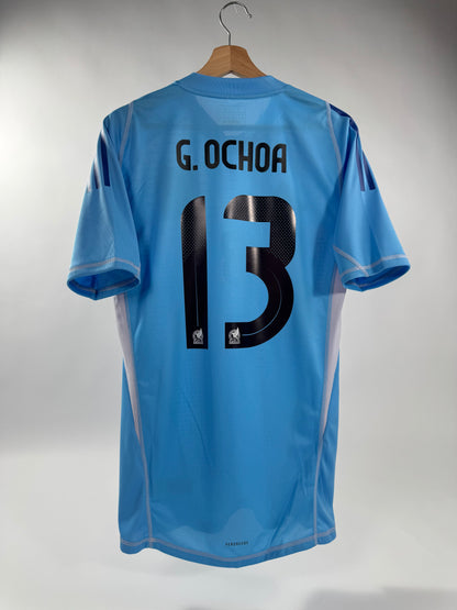 2024 ADIDAS MEXICO GOALKEEPER JERSEY OCHOA 13 (L) UTILERIA PLAYER ISSUE