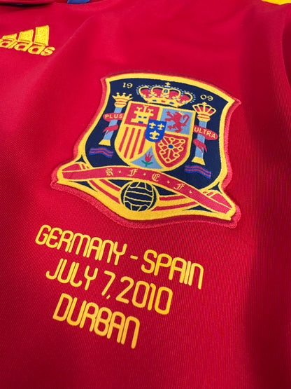 2010 ADIDAS SPAIN HOME JERSEY INIESTA 6 (L)