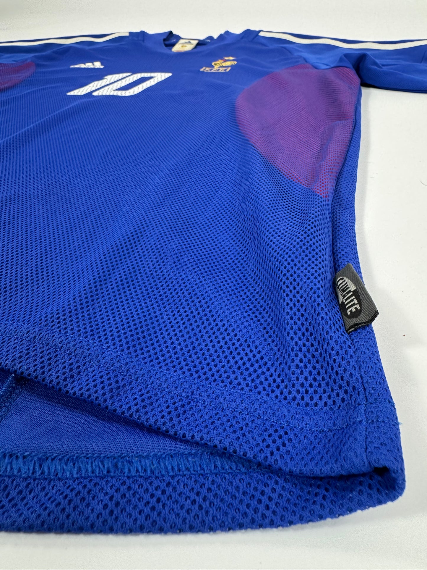 2002 ADIDAS FRANCE HOME JERSEY ZIDANE 10 (M)