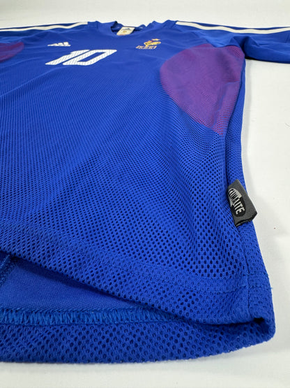 2002 ADIDAS FRANCE HOME JERSEY ZIDANE 10 (M)