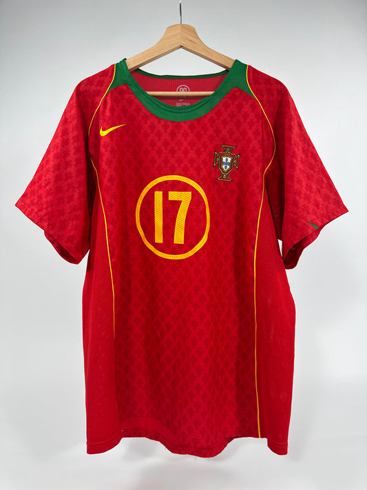 2004/05 NIKE T90 PORTUGAL HOME JERSEY CRISTIANO RONALDO 17 (XL)