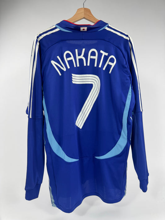 2006 ADIDAS FORMOTION JAPAN HOME JERSEY LONG SLEEVE PLAYER VERSION (L)