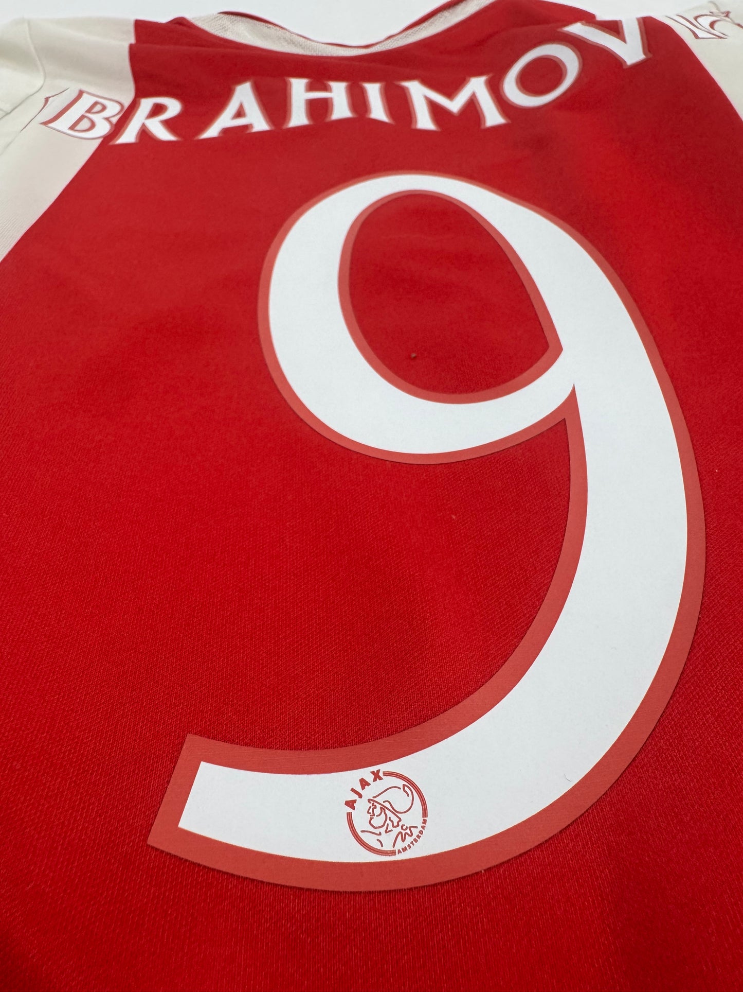 2004 ADIDAS AJAX HOME JERSEY ZLATAN IBRAHIMOVIC 9 (L)