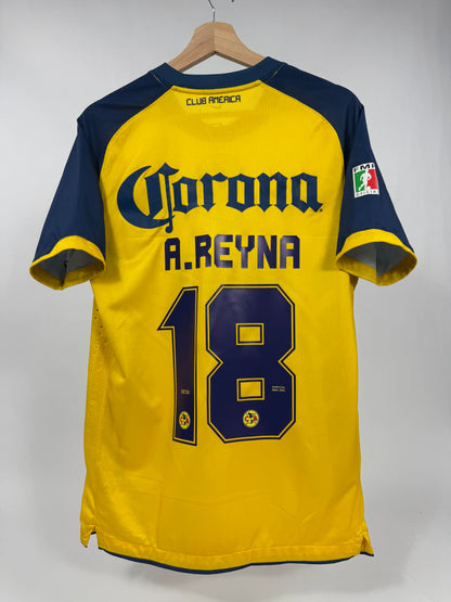 2010/11 NIKE CLUB AMERICA JERSEY (M) ANGEL REYNA 18-UTILERIA (PLAYER ISSUE)