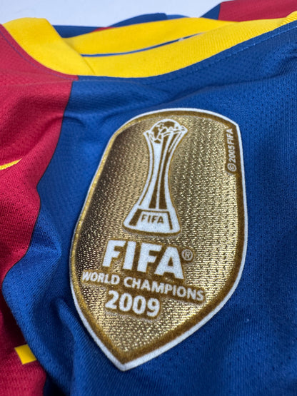2010/11 NIKE FC BARCELONA HOME JERSEY LONG SLEEVE DAVID VILLA 7-(M)
