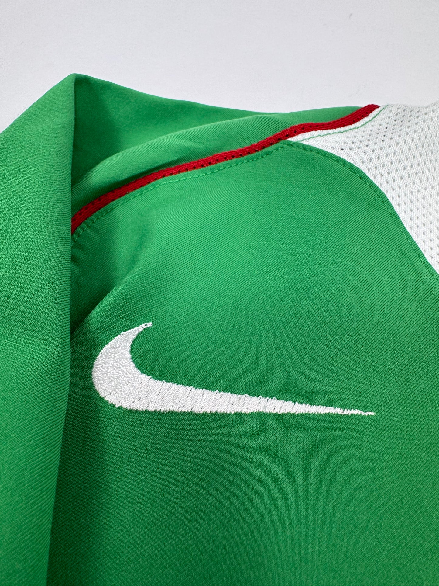 2004/05 NIKE T90 MEXICO HOME JERSEY CUAUHTEMOC BLANCO 10 (S)