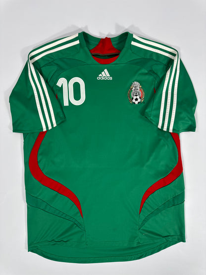 2007 ADIDAS MEXICO HOME JERSEY CUAUHTÉMOC BLANCO 10 (XL)