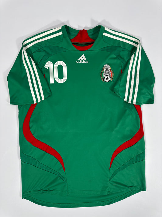 2007 ADIDAS MEXICO HOME JERSEY CUAUHTÉMOC BLANCO 10 (XL)