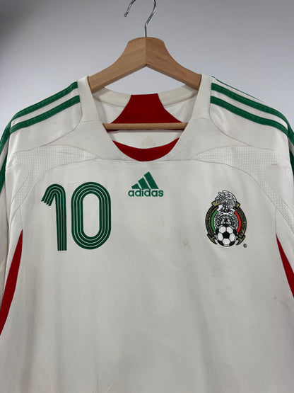 2007 ADIDAS MEXICO AWAY JERSEY CUAUHTÉMOC BLANCO 10 (2XL)
