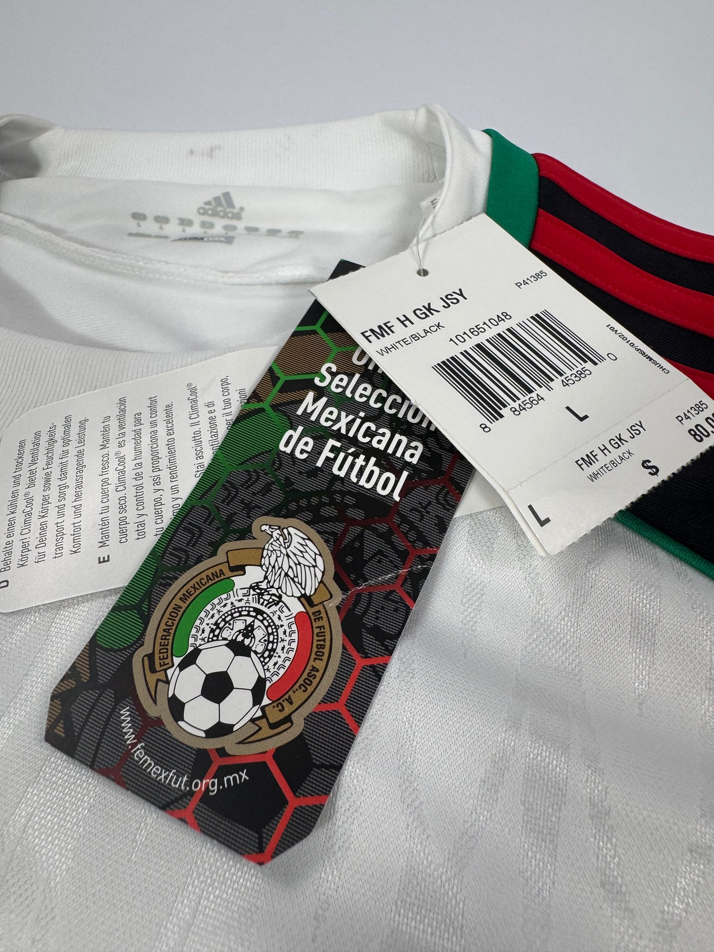 2010 ADIDAS MEXICO GK JERSEY GUILLERMO OCHOA 13 1 (L) NEW WITH TAGS