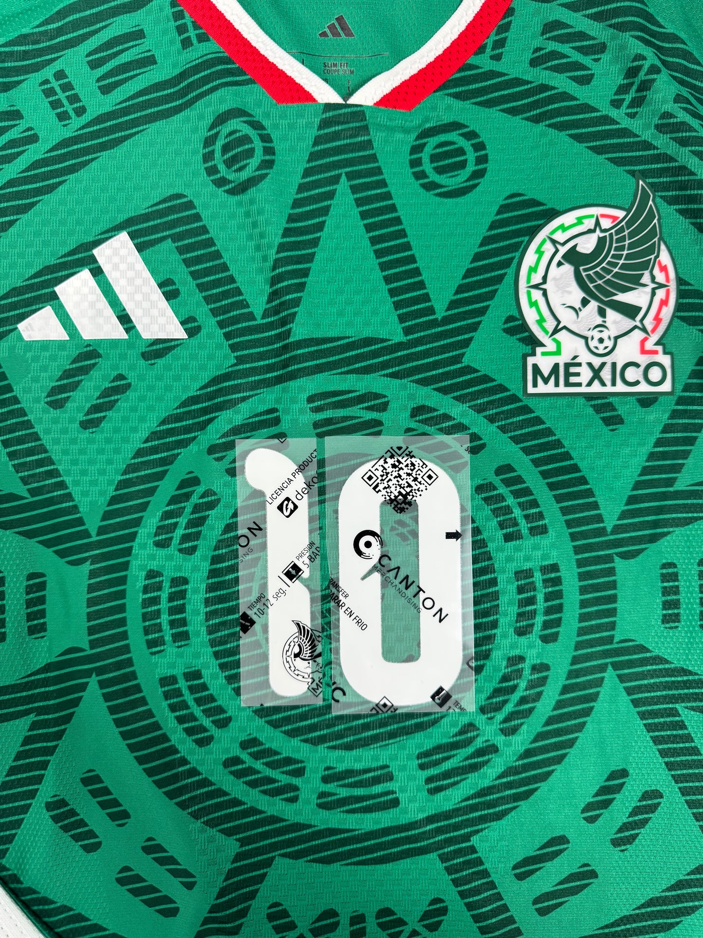 2026 OFFICIAL MEXICO WORLD CUP HOME NAME SET ALEXIS VEGA 10