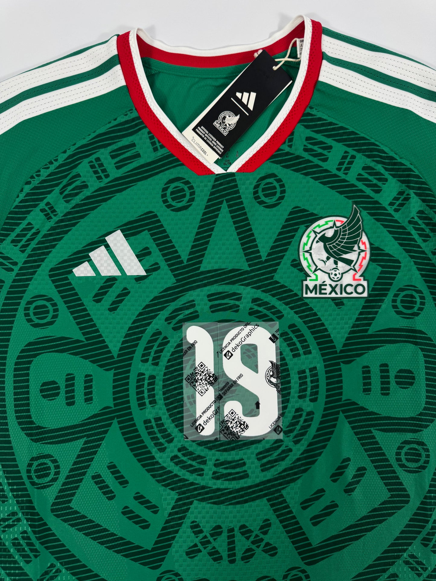 2026 MEXICO HOME JERSEY NAME SET-GILBERTO MORA 19