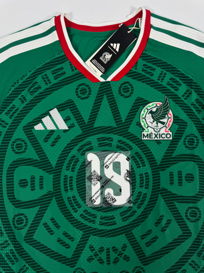 2026 MEXICO HOME JERSEY NAME SET-GILBERTO MORA 19