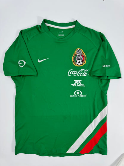 2006 NIKE MEXICO TRANING JERSEY UTILERIA TEAM ISSUE (L)