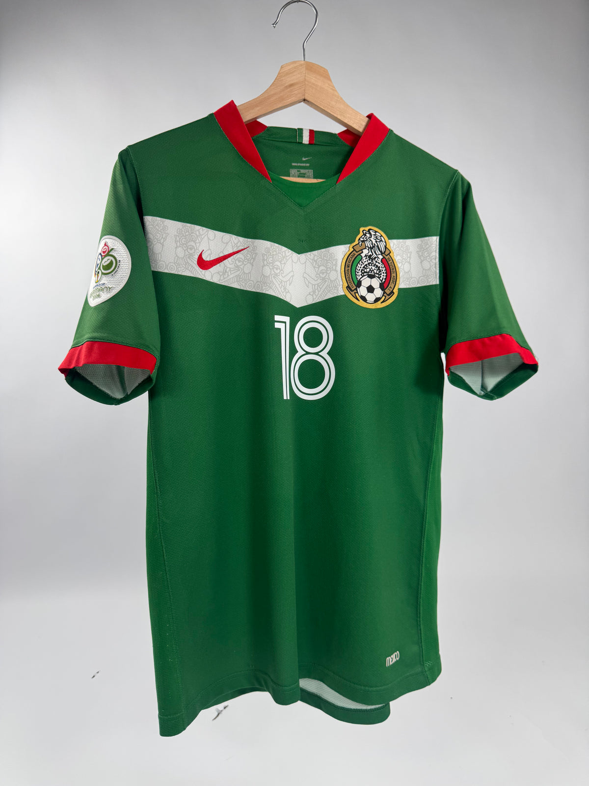 2006 NIKE MEXICO HOME ANDRES GUARDADO 18(M)