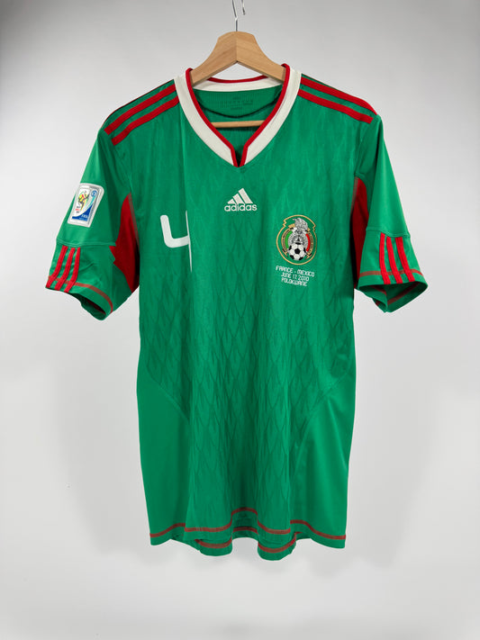 2010 WORLD CUP ADIDAS MEXICO HOME JERSEY RAFA MARQUEZ 4 (M)