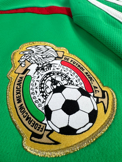 2009 ADIDAS MEXICO HOME JERSEY ISRAEL CASTRO 8 (S)