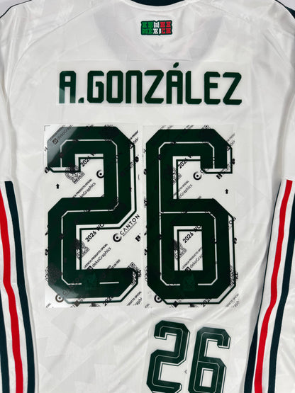 2026 OFFICIAL MEXICO WORLD CUP AWAY NAME SET-ARMANDO GONZALEZ