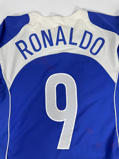 2004/05 NIKE T90 BRAZIL AWAY JERSEY RONALDO 9-(L)