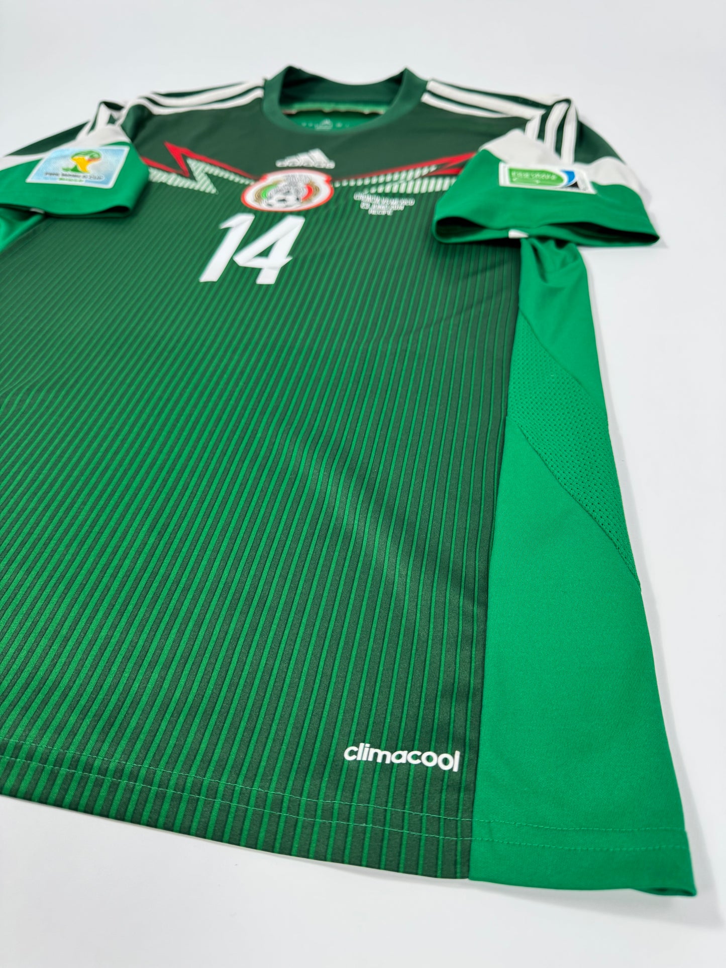 2014 ADIDAS MEXICO HOME JERSEY JAVIER HERNANDEZ 14 (M)