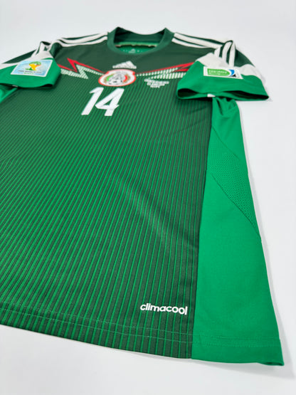2014 ADIDAS MEXICO HOME JERSEY JAVIER HERNANDEZ 14 (M)