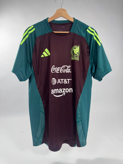 2024 ADIDAS MEXICO TRAINING JERSEY TEAM ISSUE UTILERIA (L)