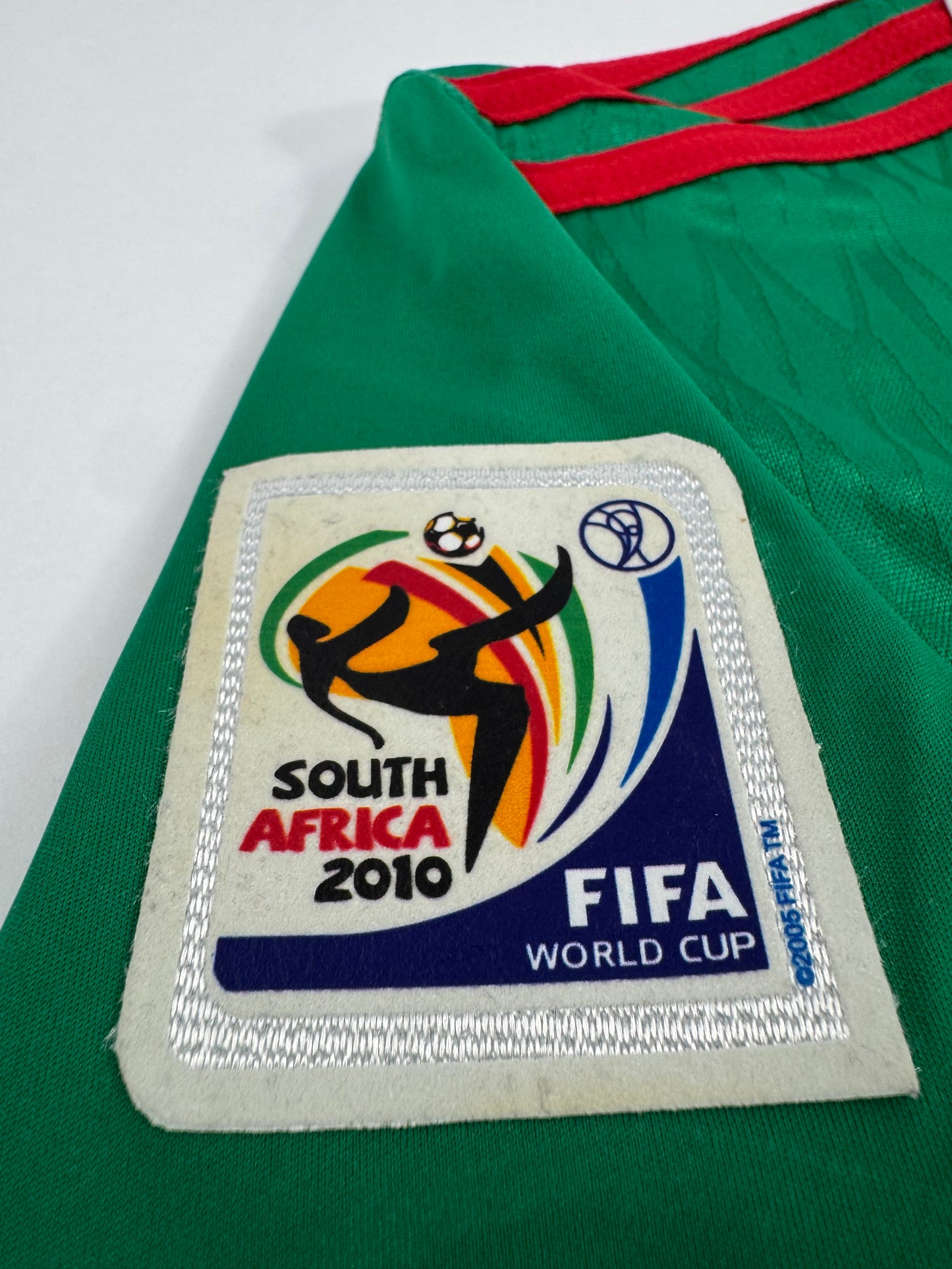 2010 ADIDAS MEXICO HOME JERSEY CUAUHTEMOC BLANCO 10-(M)