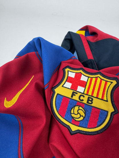 2003/2004 NIKE FC BARCELONA HOME JERSEY MARQUEZ 4-(XL)