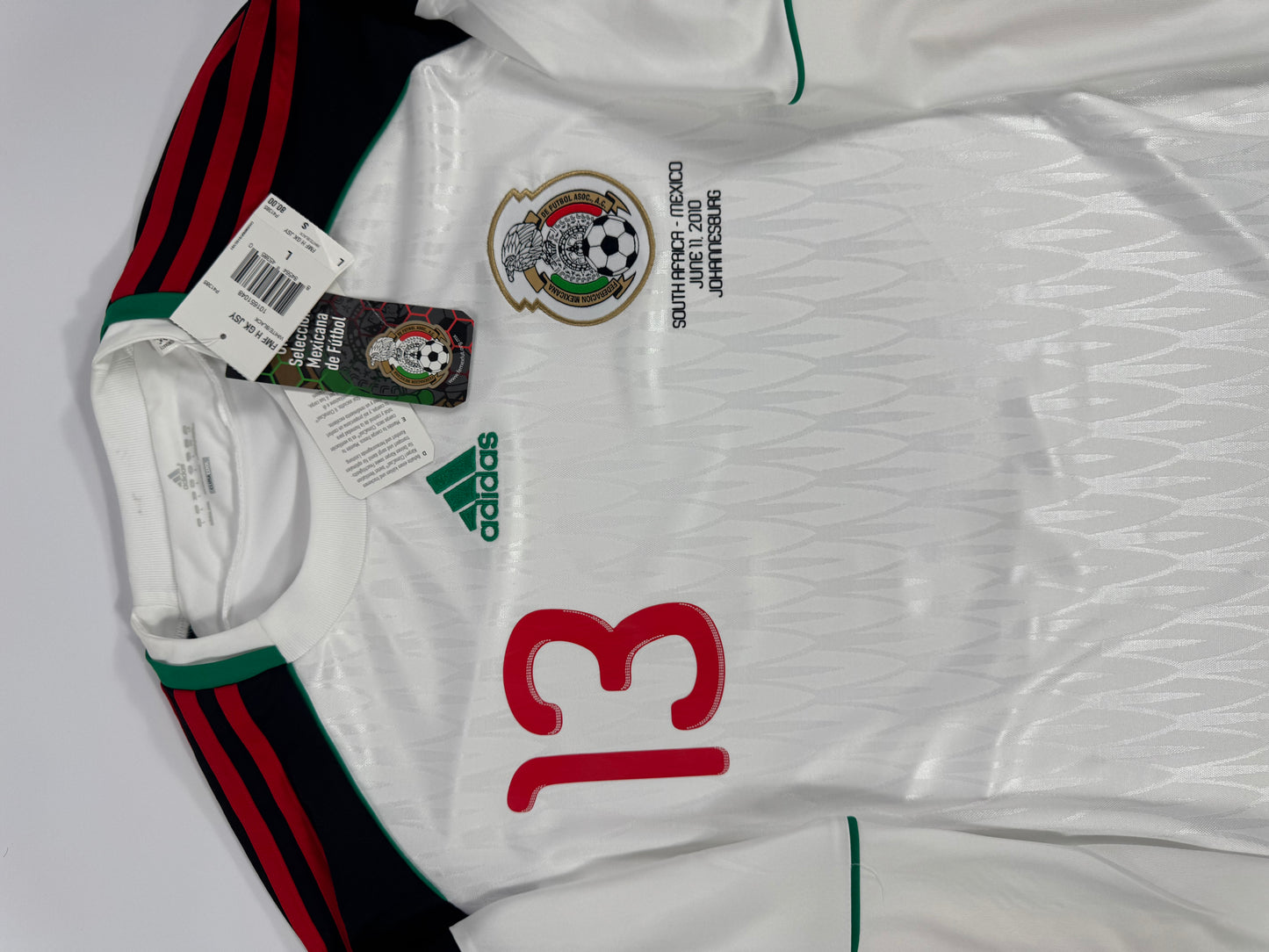 2010 ADIDAS MEXICO GK JERSEY GUILLERMO OCHOA 13 1 (L) NEW WITH TAGS
