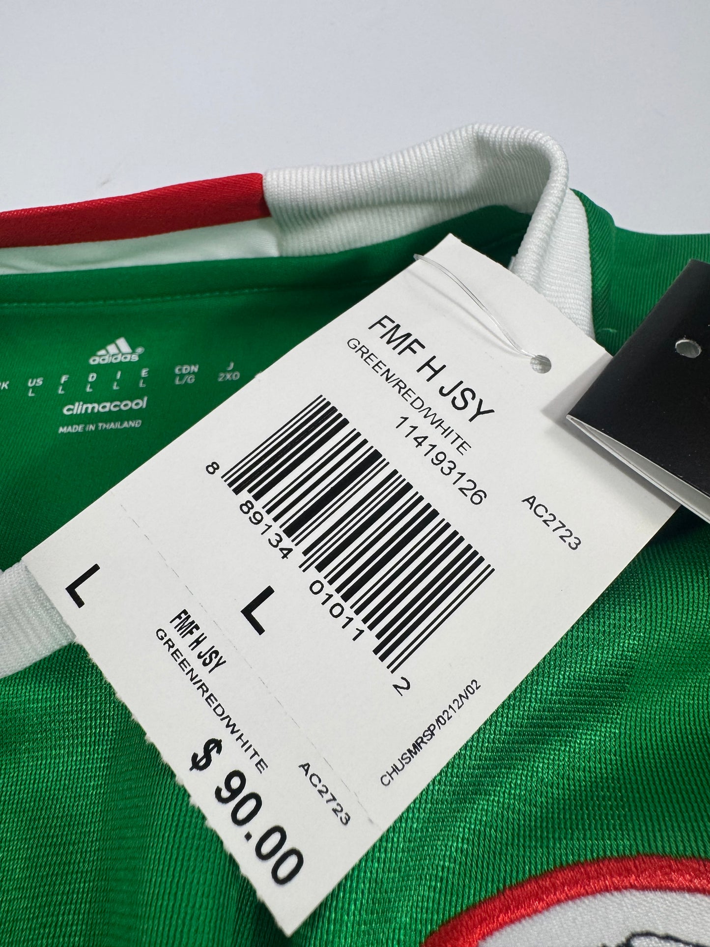 2016 ADIDAS MEXICO HOME JERSEY MARQUEZ 4(L) NEW WITH TAGS