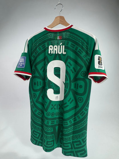 2026 ADIDAS MEXICO HOME AUTHENTIC PLAYER VERSION RAUL JIMENEZ 9 (M) NEW WITH TAGS