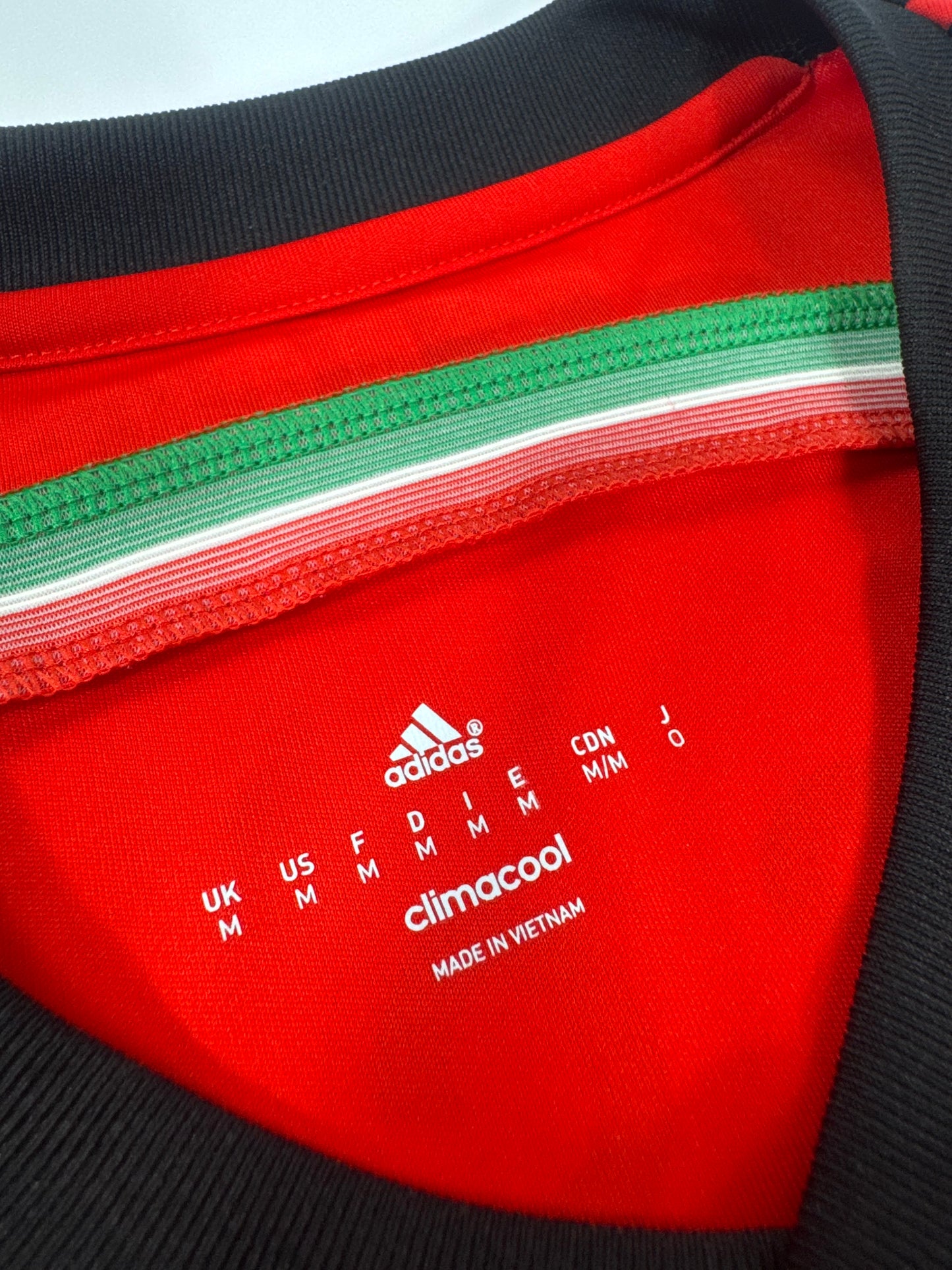 2014 ADIDAS MEXICO HOME JERSEY LONG SLEEVE DOS SANTOS 10 (M)