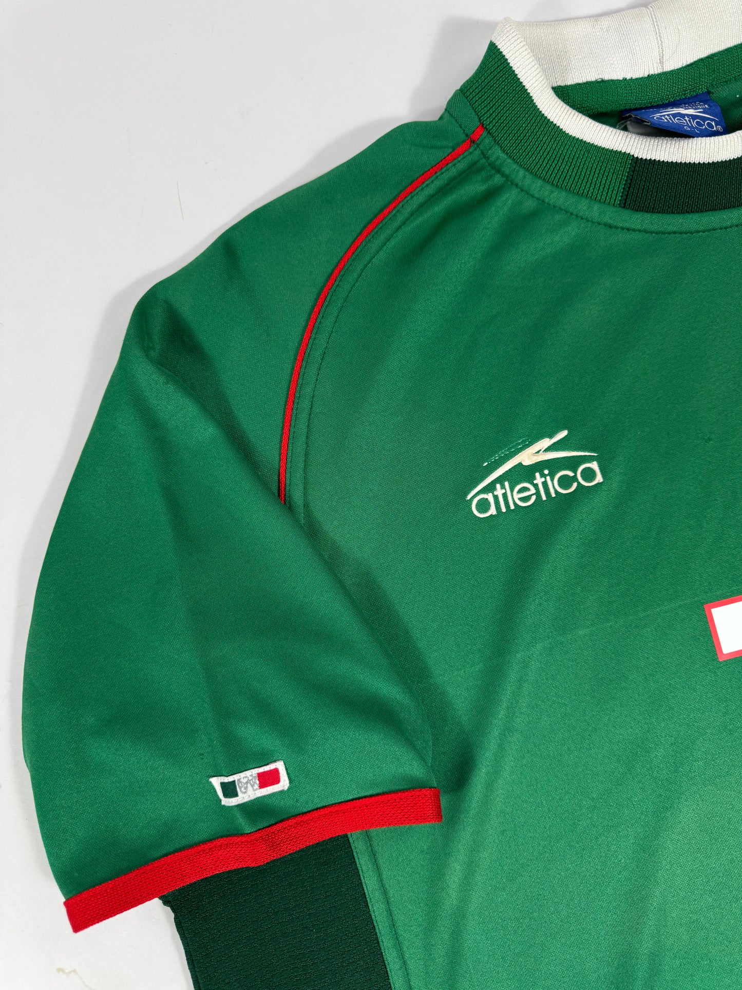 2001 ATLETICA MEXICO HOME JERSEY CUAUHTÉMOC BLANCO 10-(L)