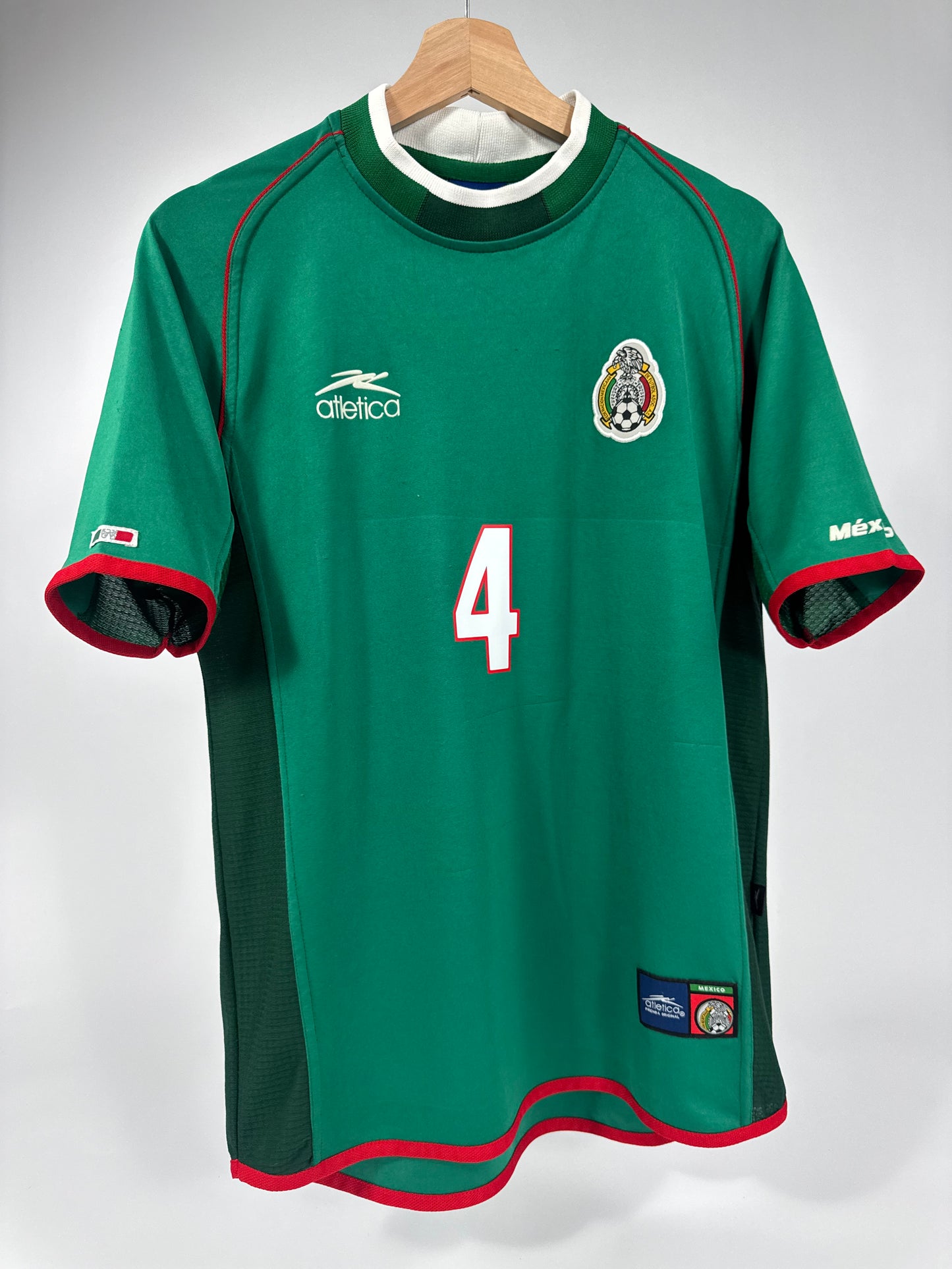 2001 ATLETICA MEXICO HOME JERSEY MARQUEZ 4(M)