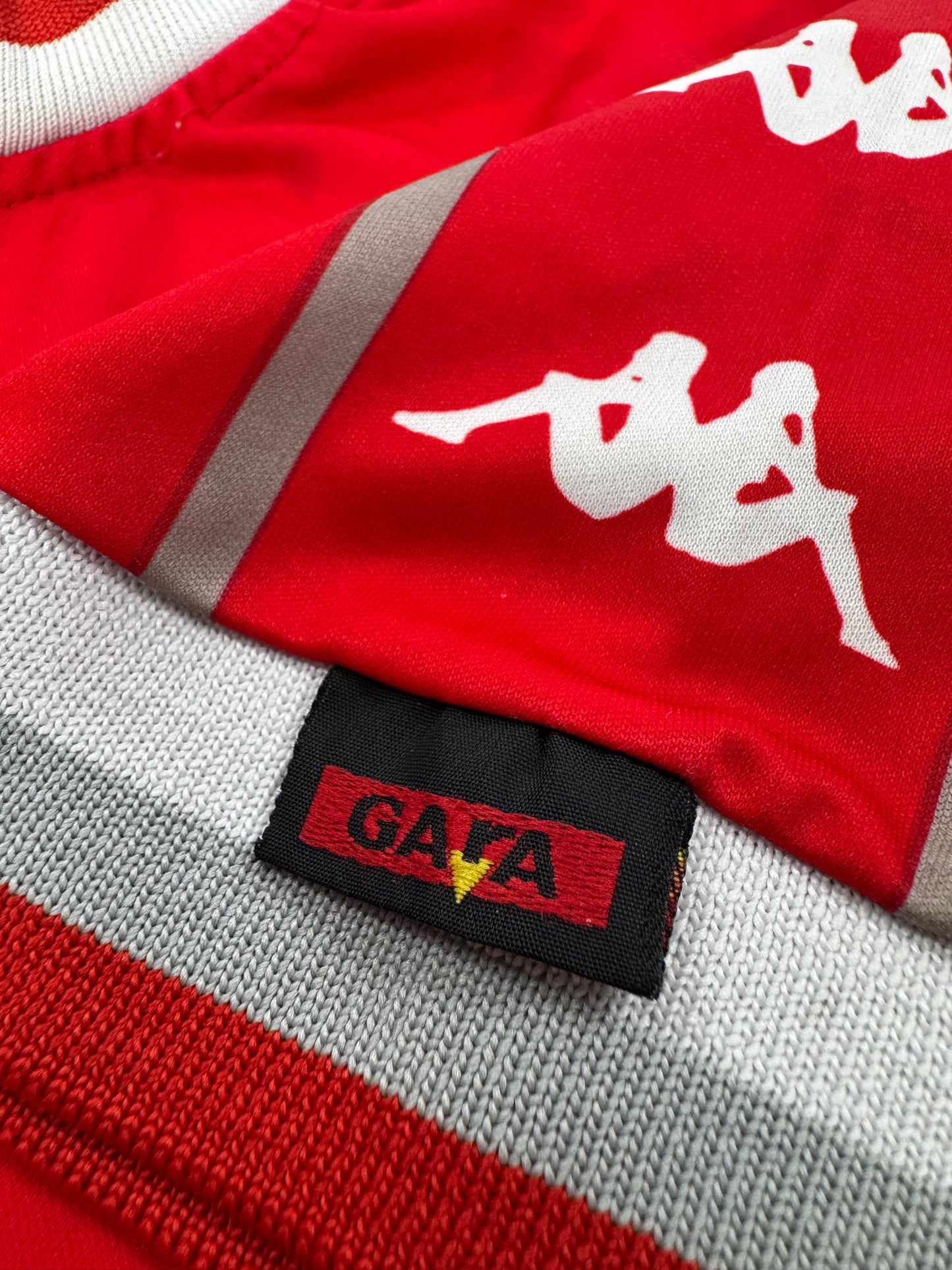 1999/2000 KAPPA AS MONACO HOME JERSEY MARQUEZ 4-(XL)
