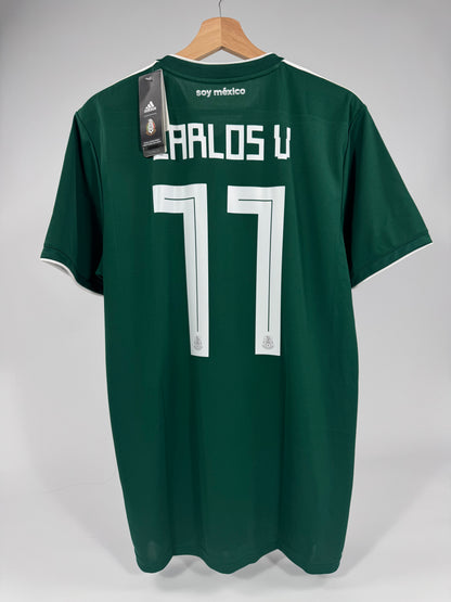 2018 ADIDAS MEXICO HOME JERSEY NEW WITH TAGS CARLOS VELA 11 (L)