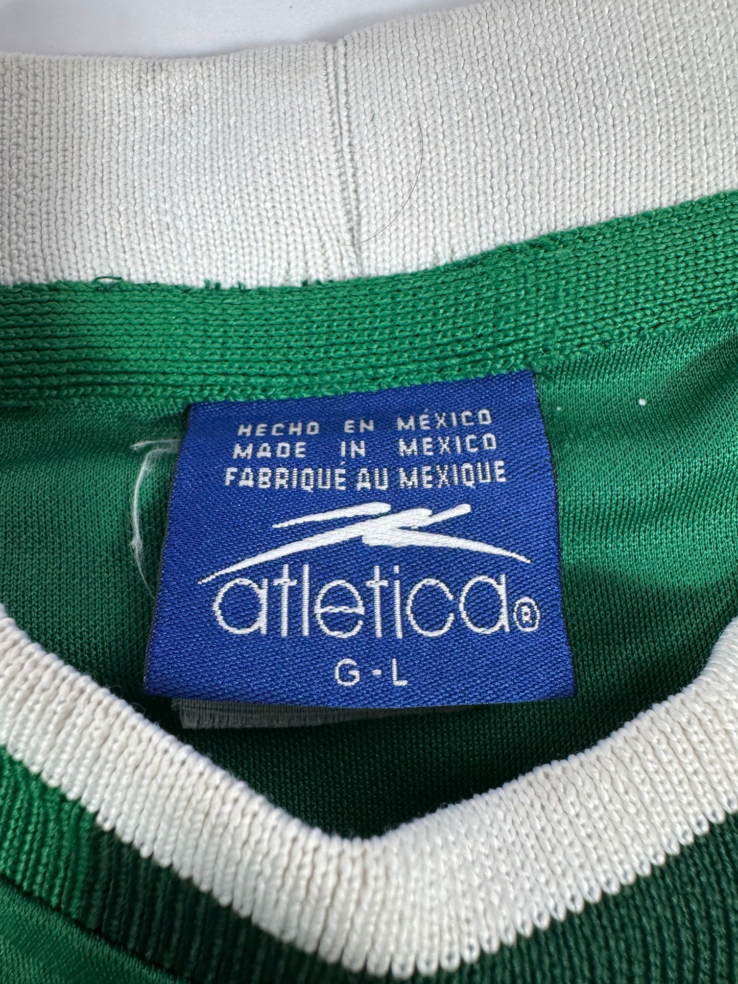 2001 ATLETICA MEXICO HOME JERSEY CUAUHTÉMOC BLANCO 10-(L)
