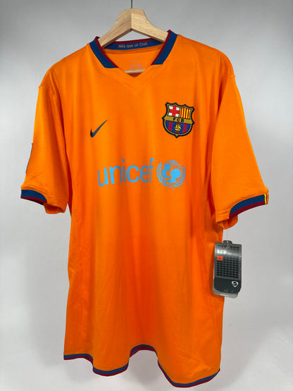 2007 NIKE FC BARCELONA AWAY JERSEY NWT MARQUEZ 4-(L)