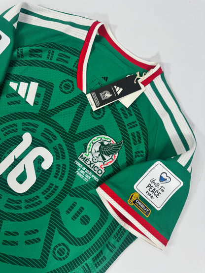2026 ADIDAS MEXICO HOME JERSEY JULIÁN QUIÑONES 16 AUTHENTIC PLAYER VERSION (L)