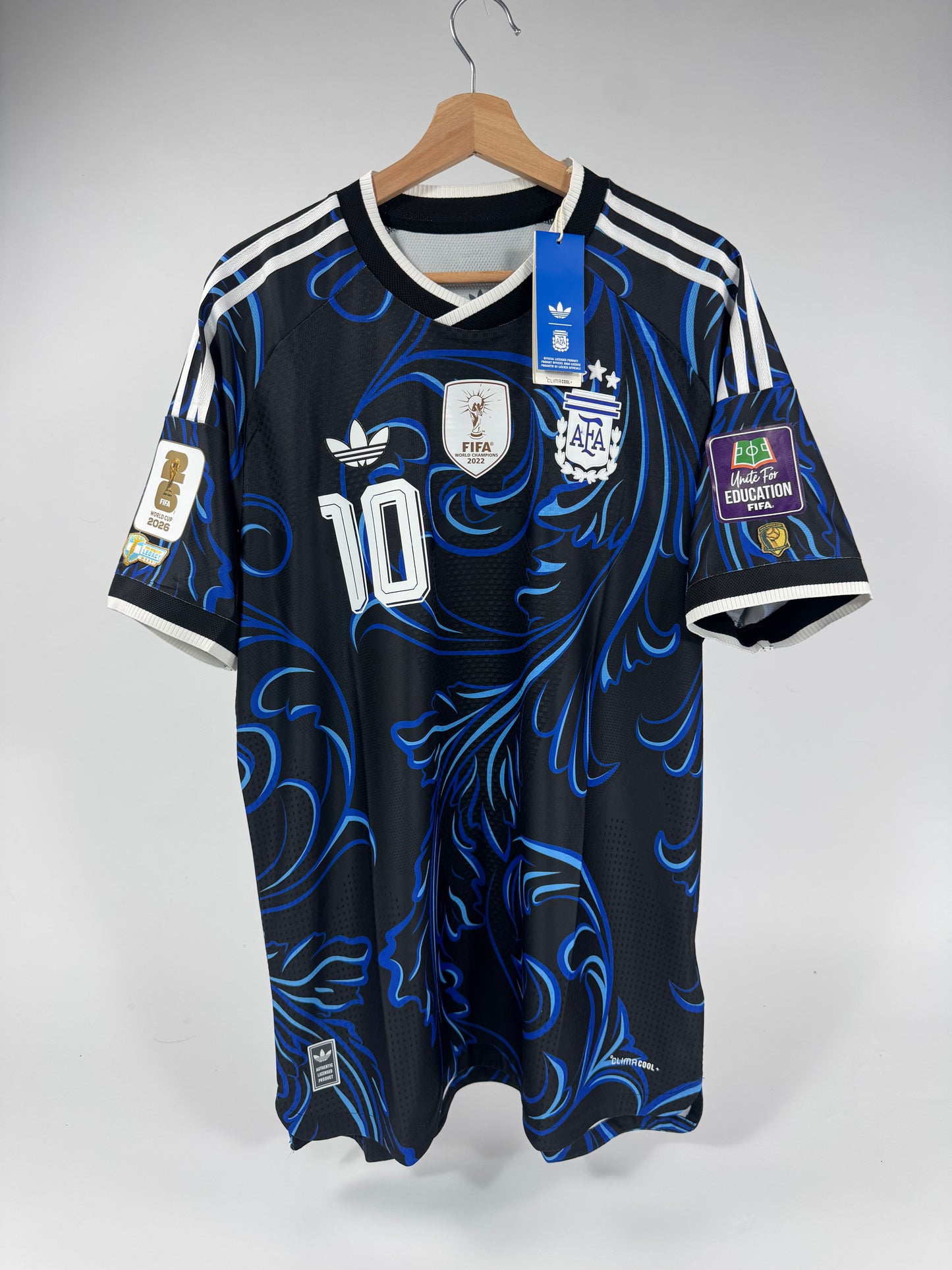2026 ADIDAS ARGENTINA AWAY JERSEY MESSI 10 AUTHENTIC PLAYER VERSION (L)