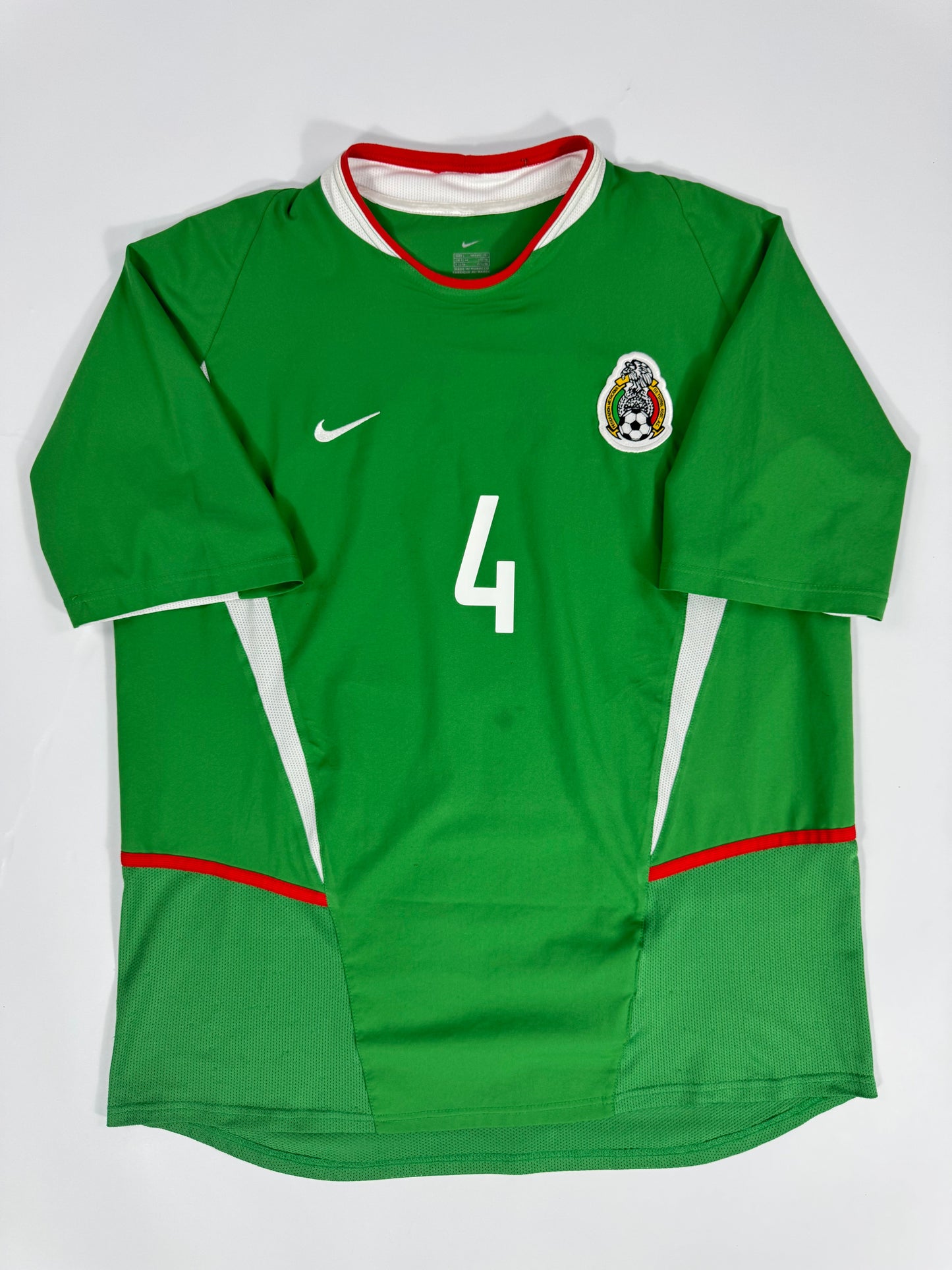 2003 NIKE MEXICO HOME JERSEY MARQUEZ 4 (L)