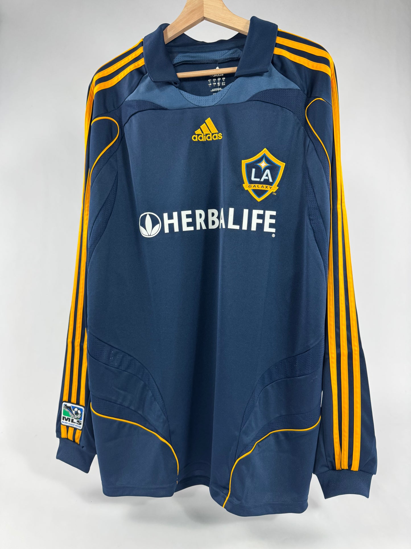 2007/08 ADIDAS LA GALAXY AWAY JERSEY NEW WITH TAGS BECKHAM 23-(XL)