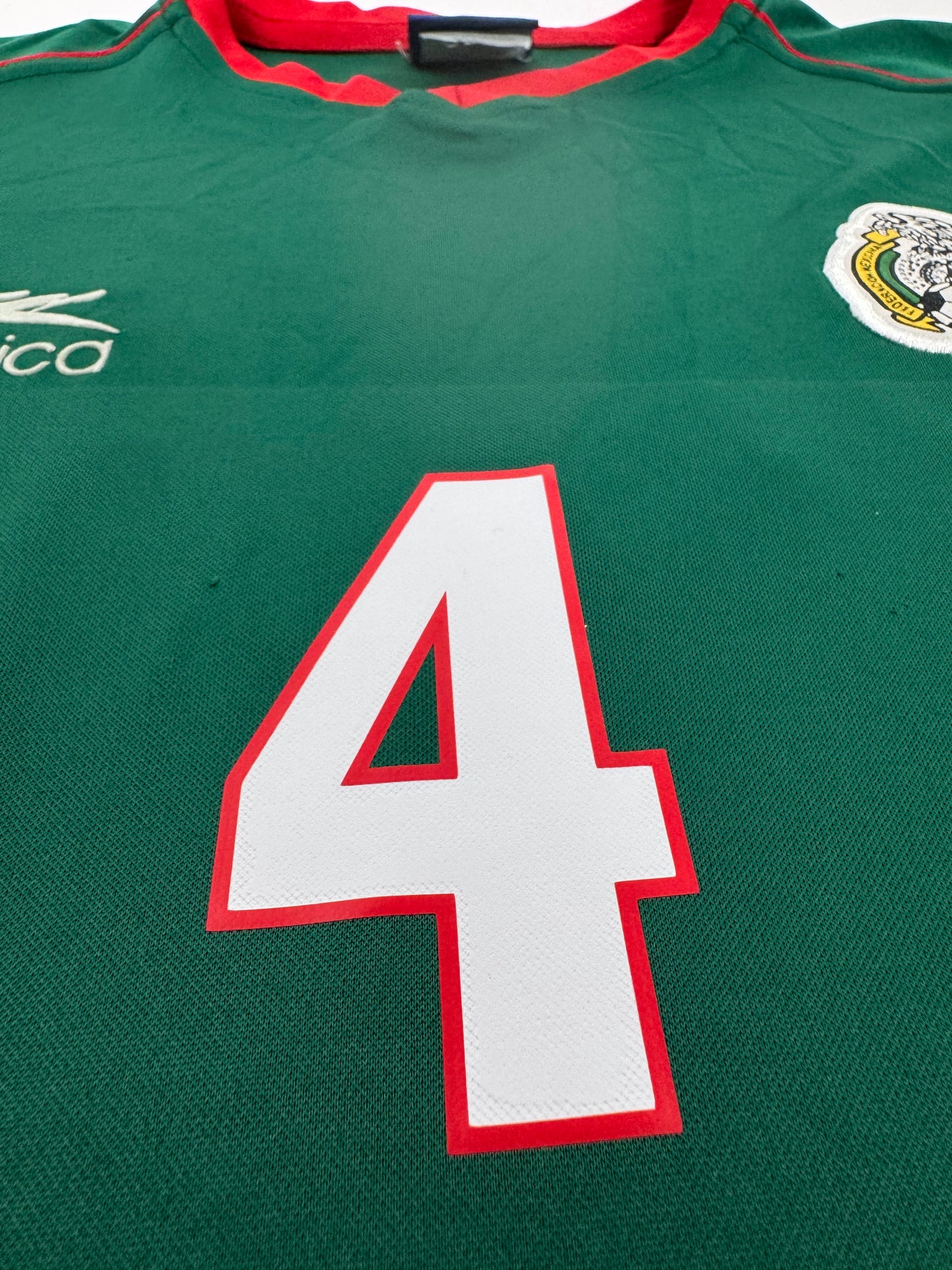 2002 ATLETICA MEXICO HOME JERSEY RAFA MARQUEZ 4 (M)