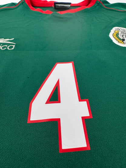 2002 ATLETICA MEXICO HOME JERSEY RAFA MARQUEZ 4 (M)