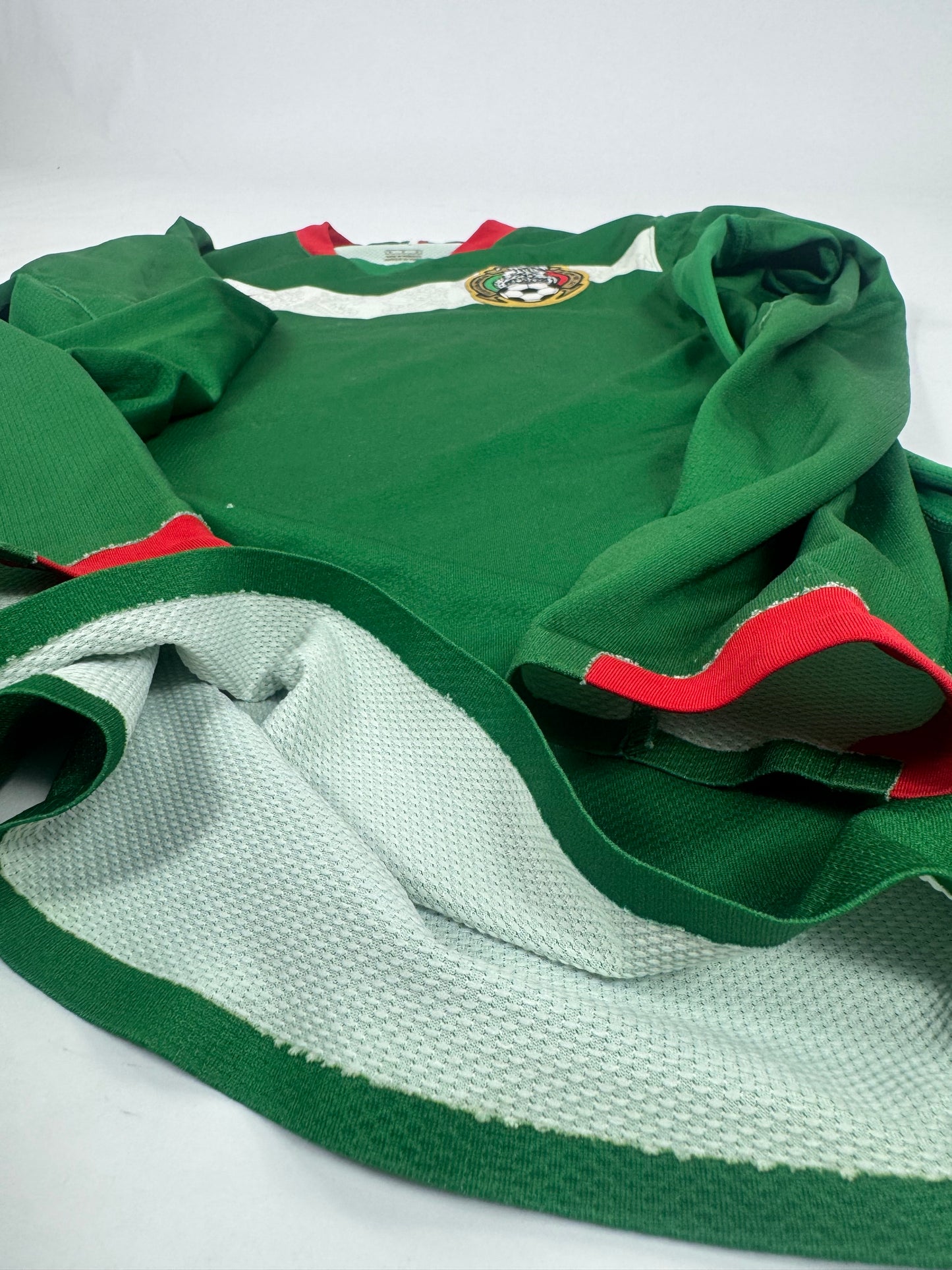 2006 NIKE PLAYER ISSUE MEXICO HOME JERSEY LONG SLEEVE