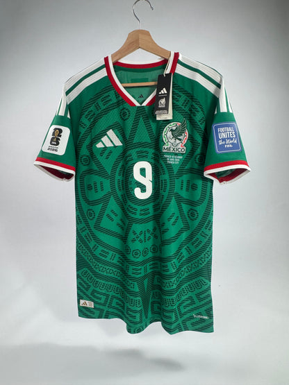 2026 ADIDAS MEXICO HOME AUTHENTIC PLAYER VERSION RAUL JIMENEZ 9 (M) NEW WITH TAGS