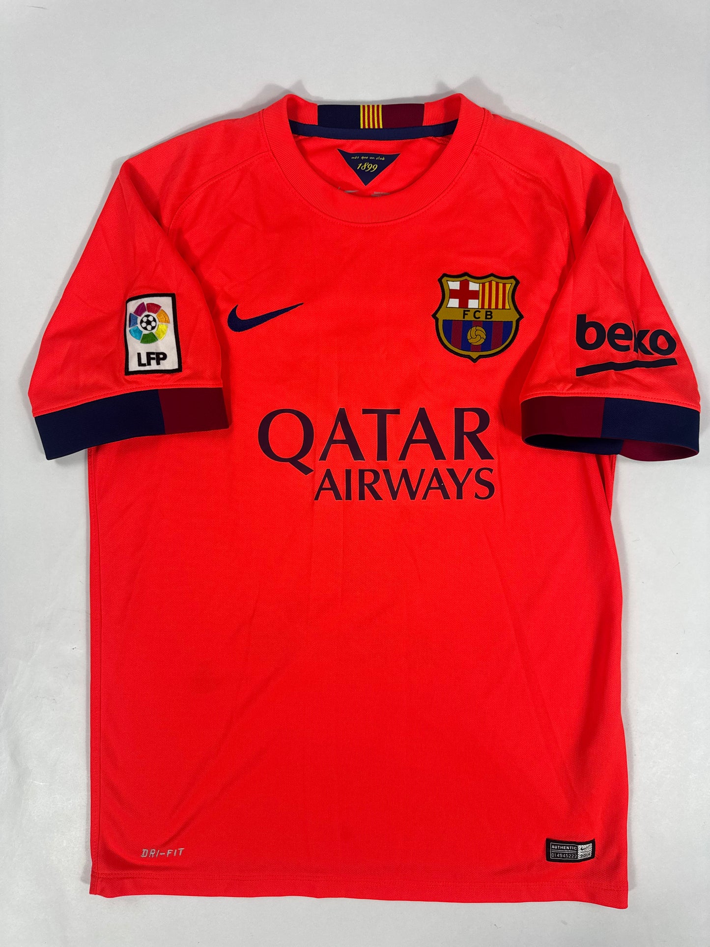 2014/15 FC BARCELONA 3RD JERSEY SUAREZ 9-(M)
