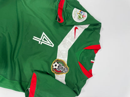 2006 NIKE MEXICO HOME JERSEY MARQUEZ 4 (MEDIUM)
