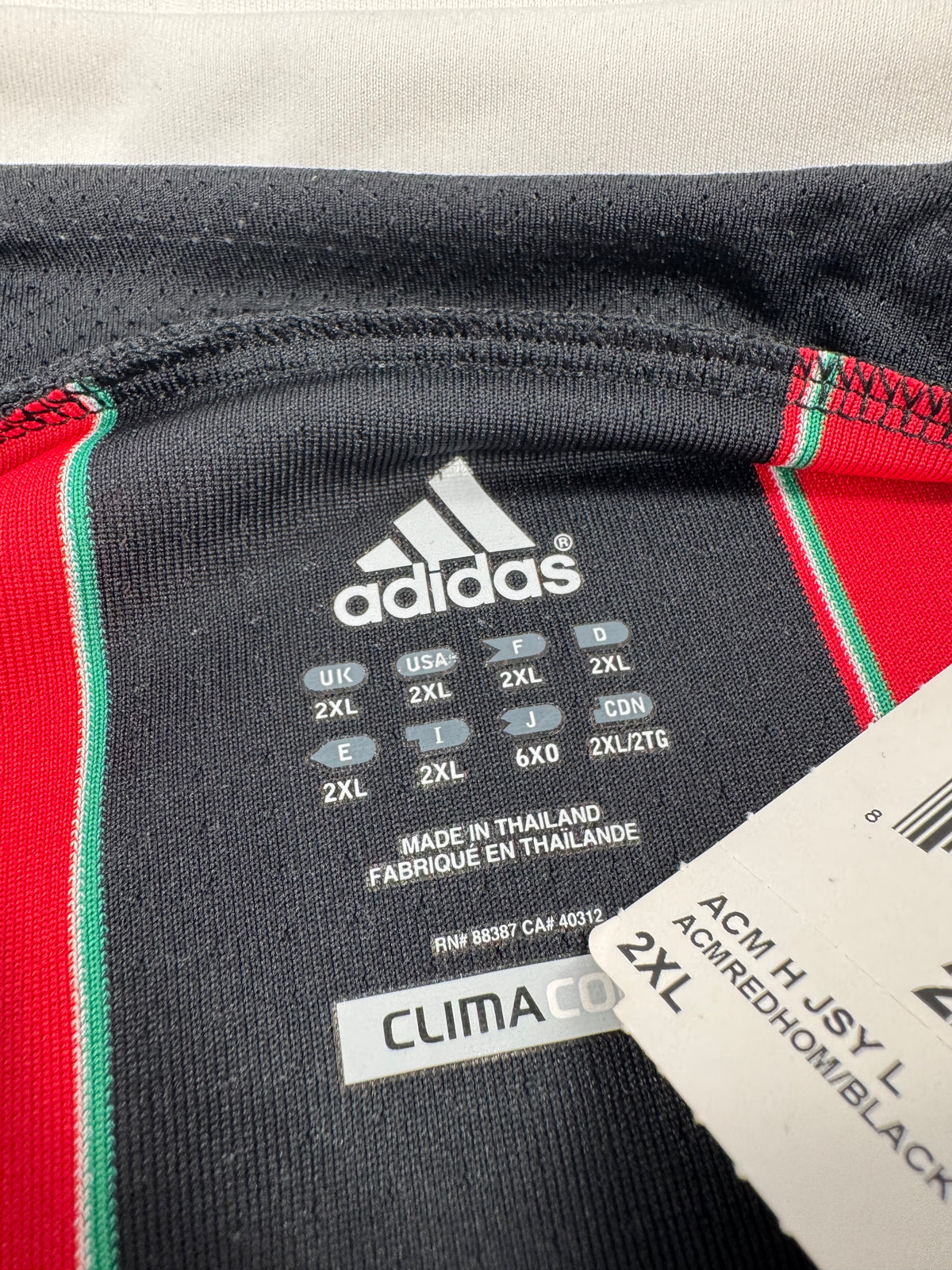 2012 ADIDAS AC MILAN HOME JERSEY LONG SLEEVE PATO 9 (XXL) NEW WITH TAGS