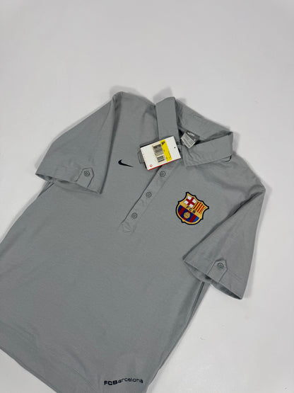 2007 NIKE FC BARCELONA TRAVEL POLO-(S)
